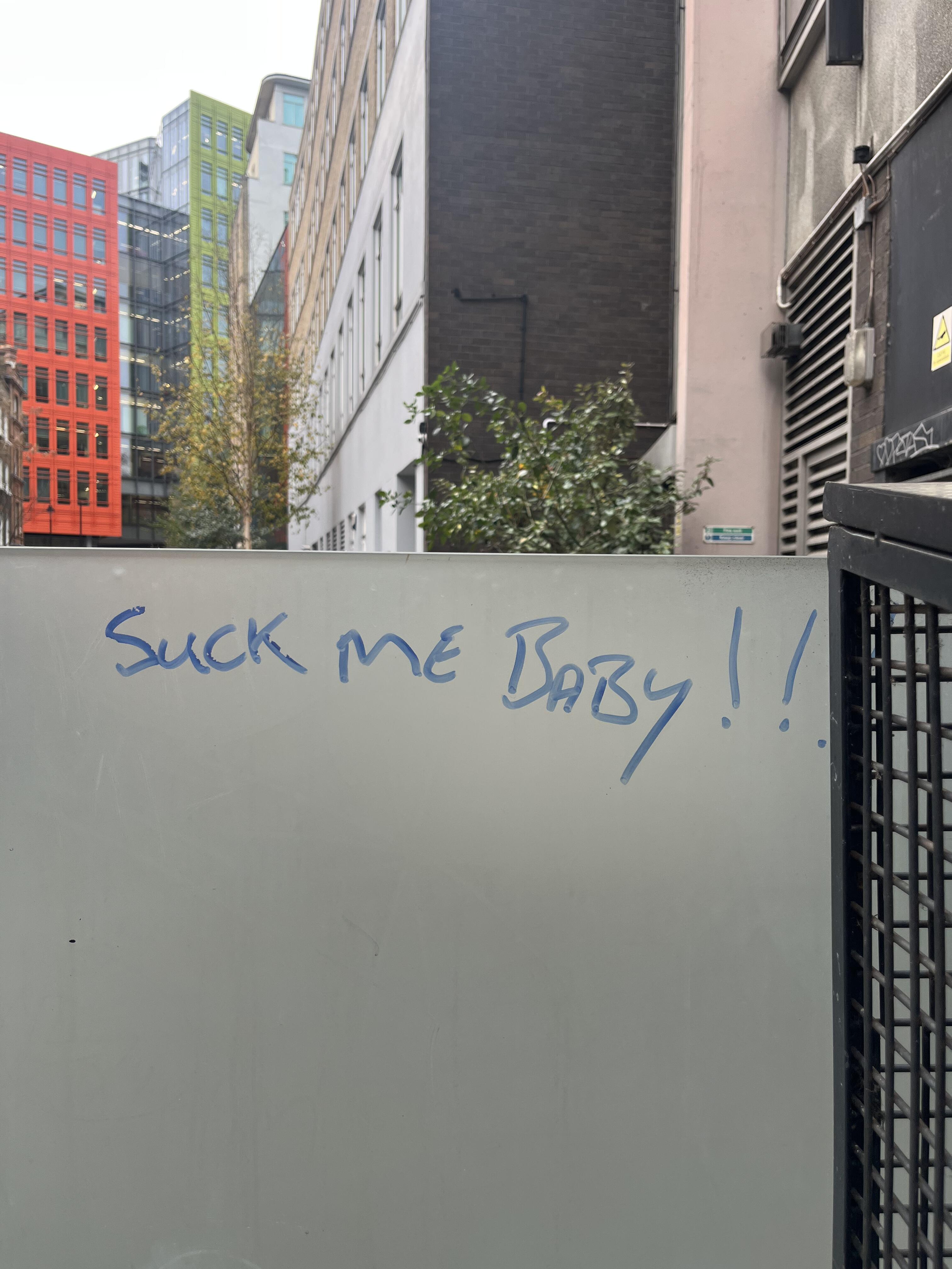 By the loading bay